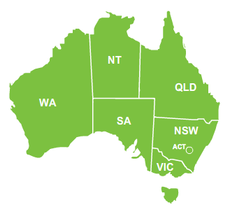 Map of Australia