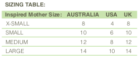Sizing Table